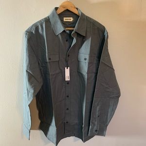 Taylor Stitch The Yosemite Shirt in Slate XXL (46). NWT